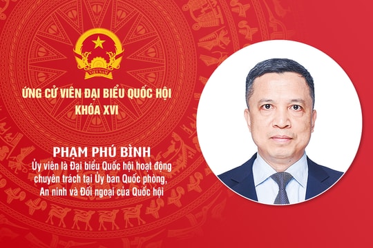 Tiểu sử ứng cử viên Đại biểu Quốc hội khóa XVI Phạm Phú Bình