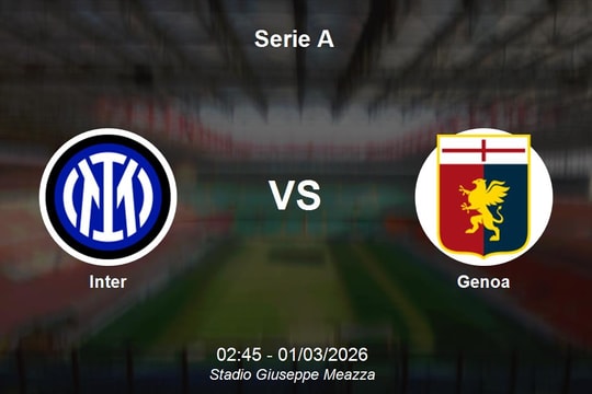 Nhận định Inter vs Genoa - Serie A: Thử thách bản lĩnh đội đầu bảng