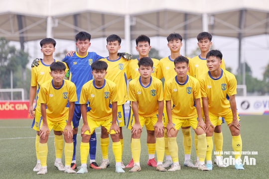 U15 Sông Lam Nghệ An I giành chiến thắng đầu tiên tại vòng loại U15 Quốc gia 2026