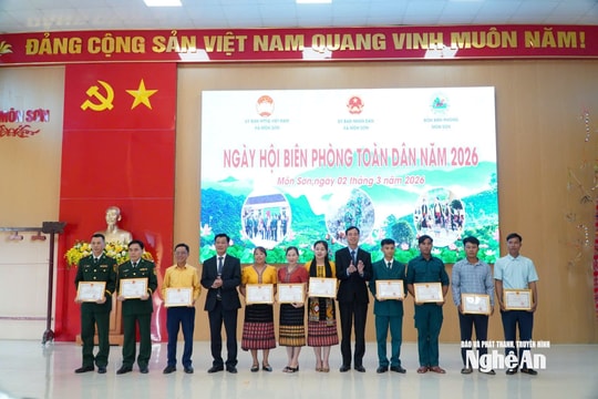 Môn Sơn sôi nổi tổ chức Ngày hội Biên phòng toàn dân năm 2026