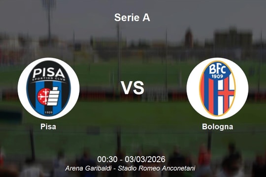 Nhận định Pisa vs Bologna - Serie A: Thử thách cực đại cho đội chủ nhà tại vòng đấu mới