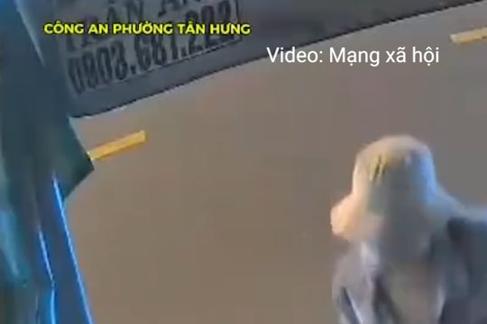 Điều tra thanh niên tạt sơn cửa cuốn trong đêm rồi bỏ chạy
