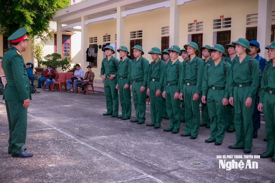 Thanh niên Nghệ An sẵn sàng lên đường nhập ngũ