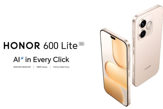 HONOR 600 Lite ra mắt: Pin 6520 mAh và màn hình đạt độ sáng kỷ lục 6500 nits