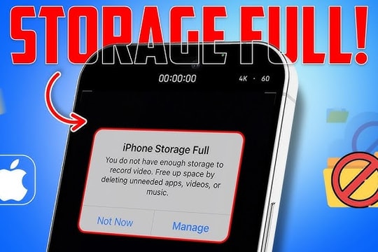 Mẹo hay giúp giải phóng bộ nhớ trên iPhone mà không cần xóa dữ liệu quan trọng