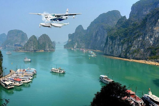 Vịnh Hạ Long dừng vĩnh viễn dịch vụ bay thủy phi cơ từ ngày 1/4