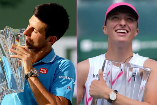 Djokovic và Swiatek hướng tới những kỷ lục vô tiền khoáng hậu tại Indian Wells 2026