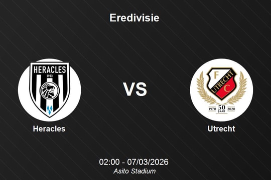 Nhận định Heracles vs Utrecht - Eredivisie: Thử thách cực đại cho đội cuối bảng