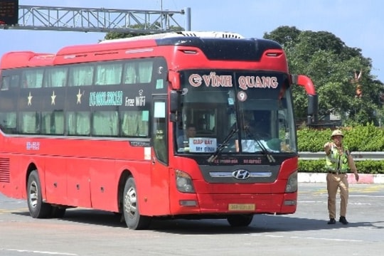 CSGT sẽ chạy ô tô khách giường nằm trên quốc lộ miền núi để đánh giá an toàn