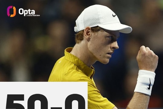 Sinner lập kỷ lục 50-0 hiếm có, Zverev đi vào lịch sử Masters 1000 tại Indian Wells