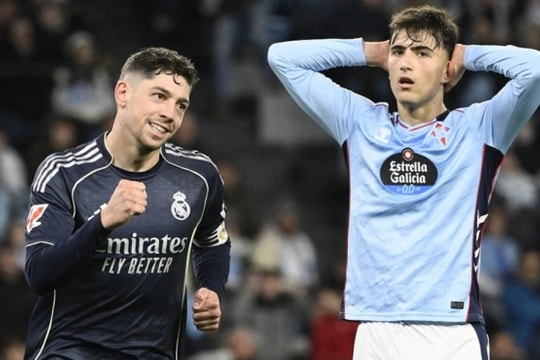 Real Madrid hạ Celta Vigo 2-1: Federico Valverde giải cứu Kền kền trắng phút 90+5