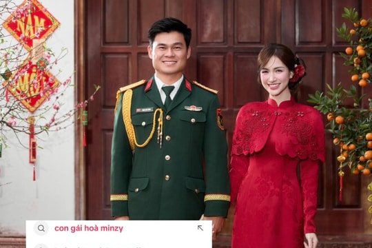 Hòa Minzy và Đại úy Thăng Văn Cương: Thực hư tin đồn sinh con gái và kế hoạch có 5 người con