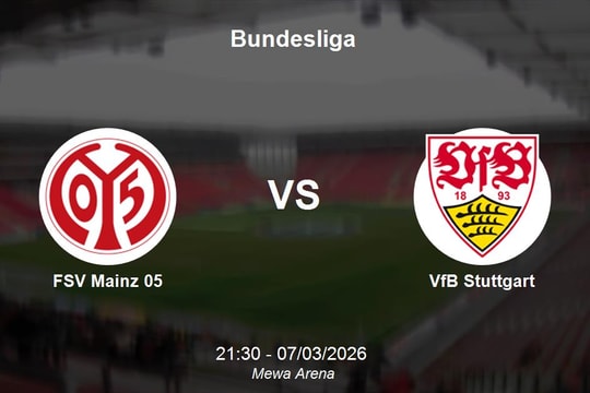 Nhận định FSV Mainz 05 vs VfB Stuttgart - Bundesliga: Hy vọng trụ hạng đối đầu tham vọng Top 4