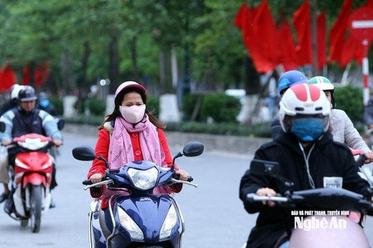 Thời tiết Nghệ An ngày 9/3: Có mưa, trời chuyển rét