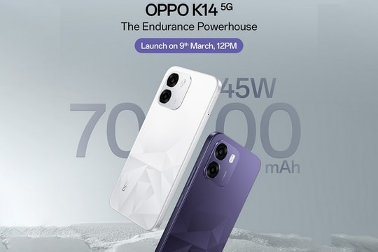 OPPO K14 lộ cấu hình chi tiết với pin 7.000 mAh và chuẩn kháng nước IP69