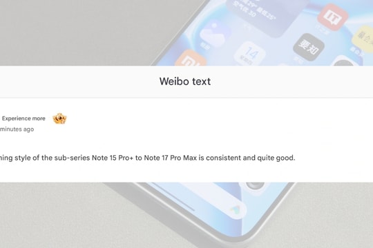 Xiaomi khai tử hậu tố Pro Plus trên Redmi Note 17 để chuyển sang tên gọi Pro Max