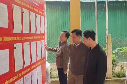 Xã Môn Sơn sẵn sàng cho công tác bầu cử sớm tại các bản vùng sâu, vùng xa