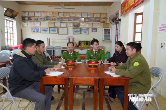 Công an xã, phường ở Nghệ An chủ động hóa giải mâu thuẫn từ cơ sở
