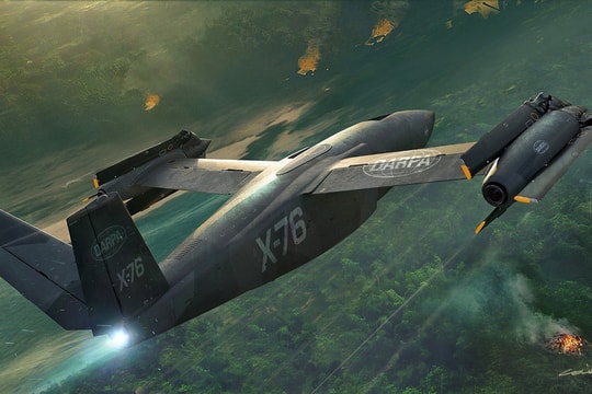 DARPA công bố dự án X-76: Máy bay cánh quạt lật đạt tốc độ hơn 740 km/h
