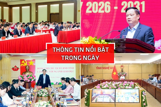 Nghệ An: Thông tin nổi bật ngày 11/3