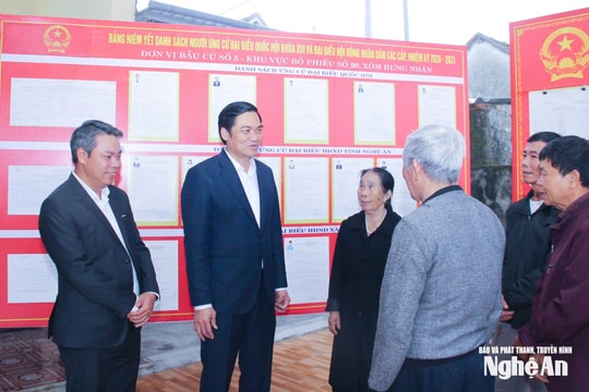 Nghệ An rà soát chặt chẽ, chính xác danh sách cử tri, sẵn sàng cho ngày bầu cử