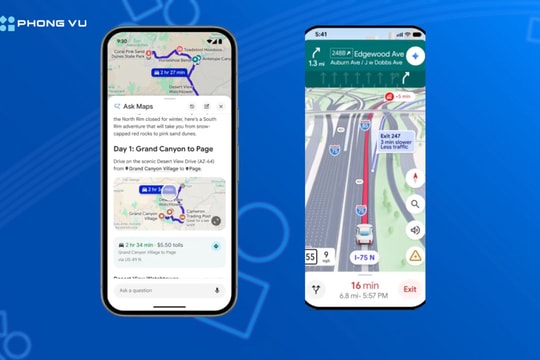 Google Maps nâng cấp toàn diện sau 10 năm: Tích hợp Gemini AI và điều hướng 3D