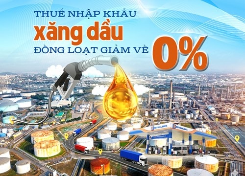 Chính phủ giảm thuế nhập khẩu xăng dầu về 0% theo Nghị định 72 từ ngày 9/3/2026