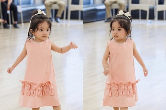 Lisa nhà Khánh Thi và Phan Hiển bộc lộ tố chất khiêu vũ ở tuổi lên 3