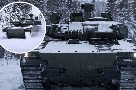 Quân đội Séc thử nghiệm xe chiến đấu bộ binh CV9030CZ Mk IV trong điều kiện băng giá