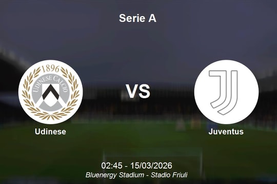 Nhận định Udinese vs Juventus - Serie A 15/03/2026