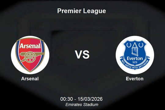 Nhận định Arsenal vs Everton - Premier League: Thử thách cho ngôi đầu