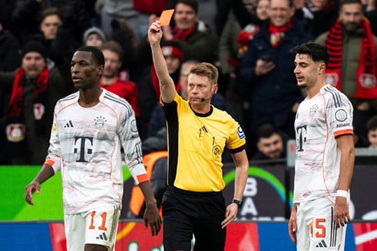 Leverkusen 1-1 Bayern Munich: Kịch tính VAR và cơn mưa thẻ đỏ tại BayArena