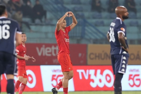 Thể Công Viettel thắng Hải Phòng 1-0: Khoảnh khắc rực sáng của Lucao và bản lĩnh áo lính