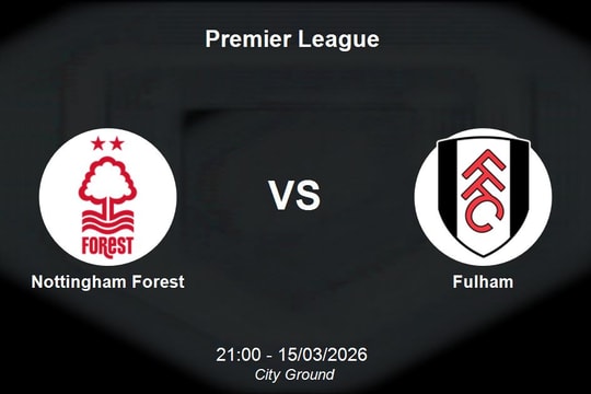 Nhận định Nottingham Forest vs Fulham - Premier League: Thử thách tại City Ground