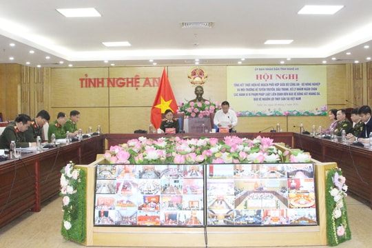 Nghệ An là 1 trong 6 địa phương thực hiện tốt kế hoạch bảo vệ động vật hoang dã