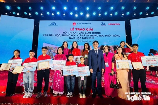 Nghệ An giành 1 giải Xuất sắc, 5 giải Nhất tại Cuộc thi “An toàn giao thông cho nụ cười ngày mai”