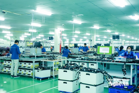 Nghệ An vào tốp 10 toàn quốc về Chỉ số sản xuất công nghiệp