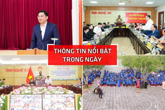 Nghệ An: Thông tin nổi bật ngày 16/3