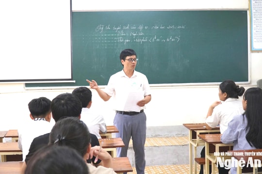 Nghệ An công bố cấu trúc đề thi tuyển sinh lớp 10 năm học 2026 – 2027