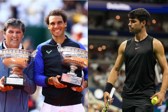Toni Nadal chỉ trích Carlos Alcaraz vì so sánh đối thủ với Roger Federer