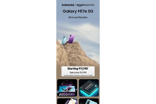 Samsung Galaxy M17e 5G trình làng: Pin 6000 mAh cùng chính sách cập nhật 6 năm đột phá