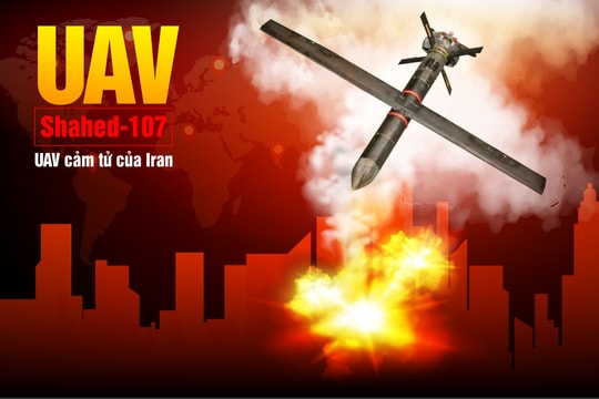 Shahed-107: Dòng UAV cảm tử tầm xa tích hợp trí tuệ nhân tạo của Iran