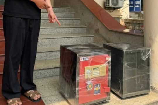 Cháu họ dùng máy cắt sắt phá cửa trộm hơn 5 cây vàng để đi du lịch