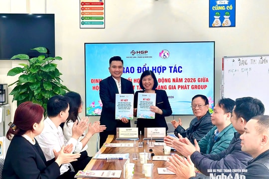 Hoàng Gia Phát Group và Hội Người khuyết tật Nghệ An thúc đẩy hợp tác vì cộng đồng bền vững