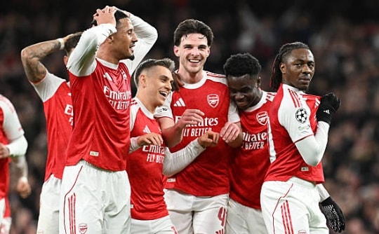 Arsenal hạ gục Leverkusen 2-0: Pháo thủ khẳng định vị thế ngọn hải đăng bóng đá Anh tại Champions League