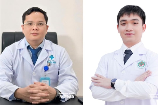 Giám đốc Sở Y tế Nghệ An tặng Giấy khen 2 bác sĩ kịp thời cứu người bị đột quỵ khi đang chơi bóng chuyền
