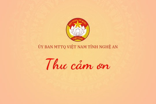 Nghệ An: Ủy ban MTTQ tỉnh trân trọng cảm ơn cử tri đã làm nên thành công của cuộc bầu cử