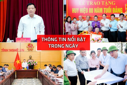 Nghệ An: Thông tin nổi bật ngày 20/3