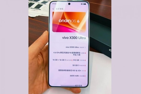 vivo X300 Ultra rò rỉ thông số: Pin 6.600mAh và hệ thống camera 200MP chuyên nghiệp
