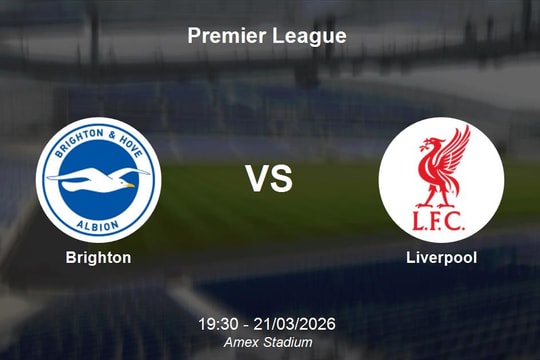 Nhận định Brighton vs Liverpool - Premier League: Thử thách cực đại tại Amex
